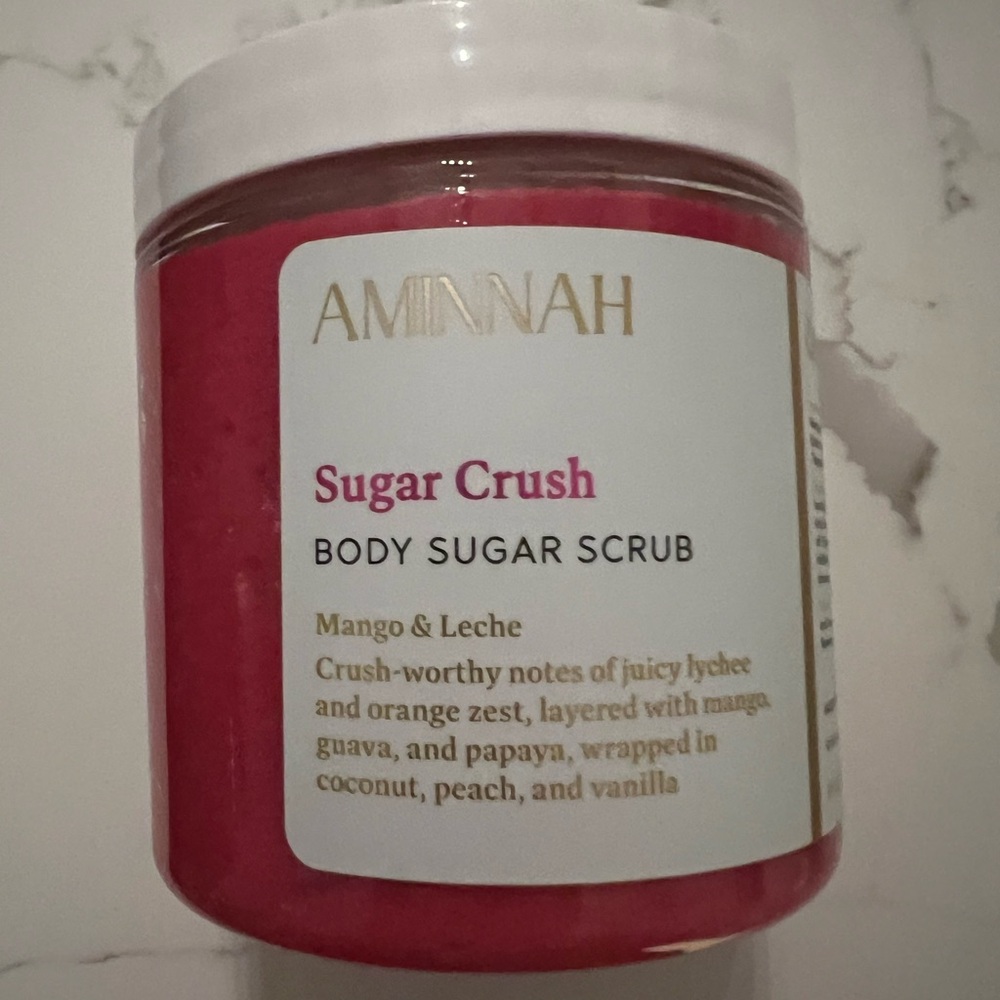Aminnah Sugar Crush Body Sugar Scrub - Pink